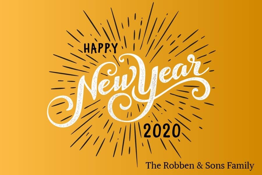 Happy New Year from the Robben and Sons family.